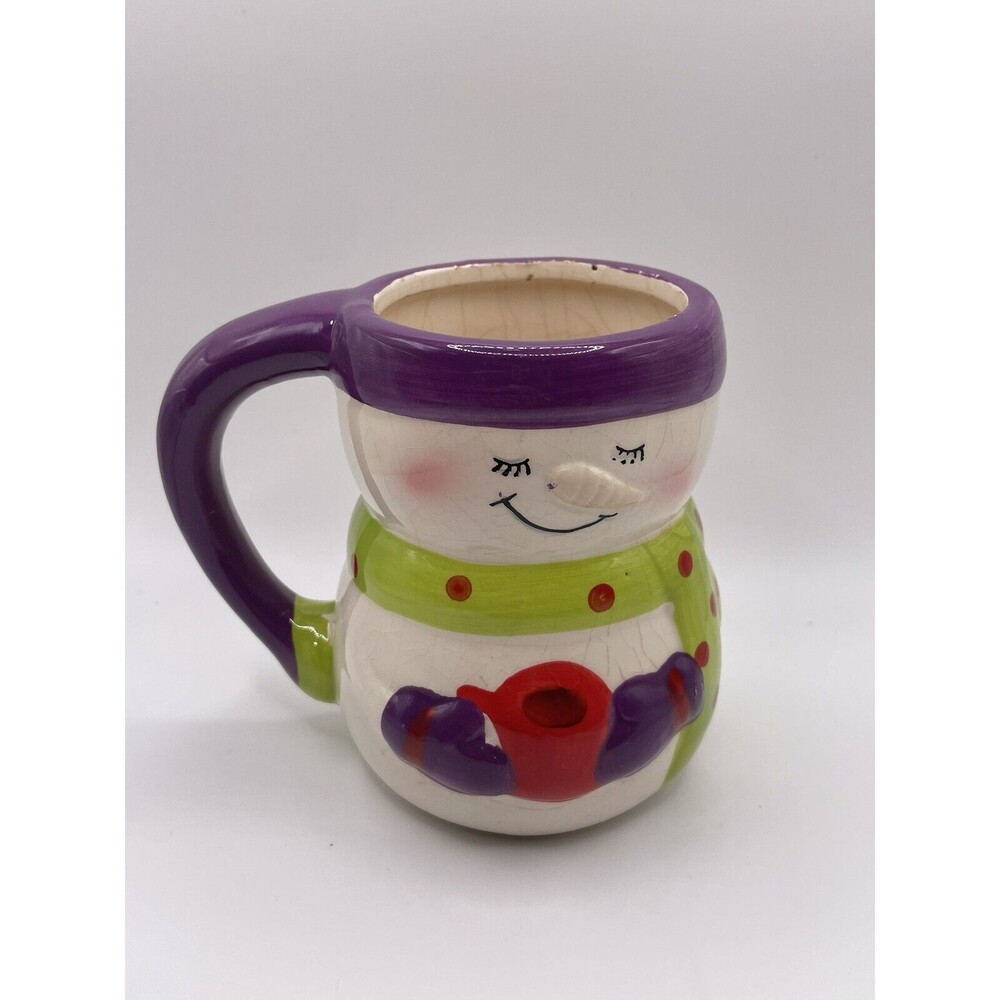 Bay Island Winter Time Snowman Coffee Mug